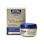 Nivea Visage Vital Triple Action Night Cream 50ml Soy